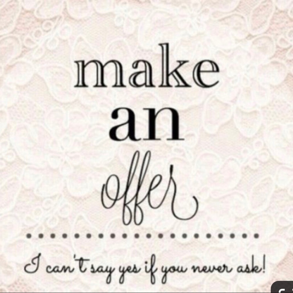Feel free to make an offer